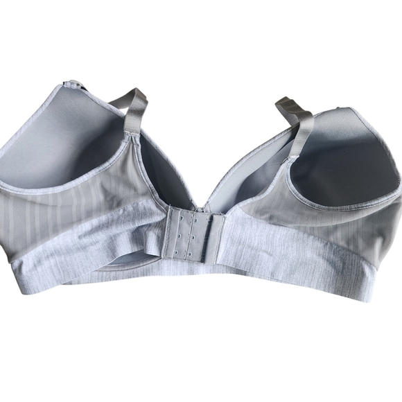 Hanes Gray/Silver Full-Coverage Bra with Soft Molded Cups - 2XL - Picture 6 of 6